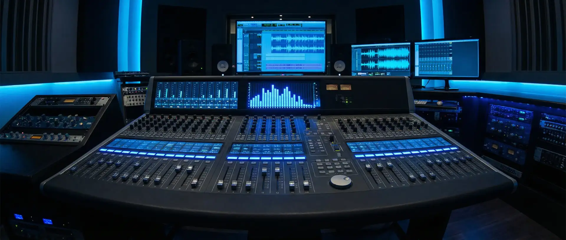 俄罗斯美女 专业混音台工作站